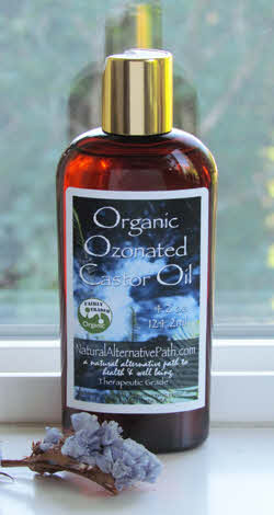 Optie1: OZONATED CASTOR OIL 4.2 OZ (128 ml)