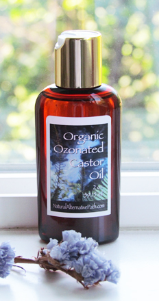 Optie1: OZONATED CASTOR OIL 2 OZ (58 ml)